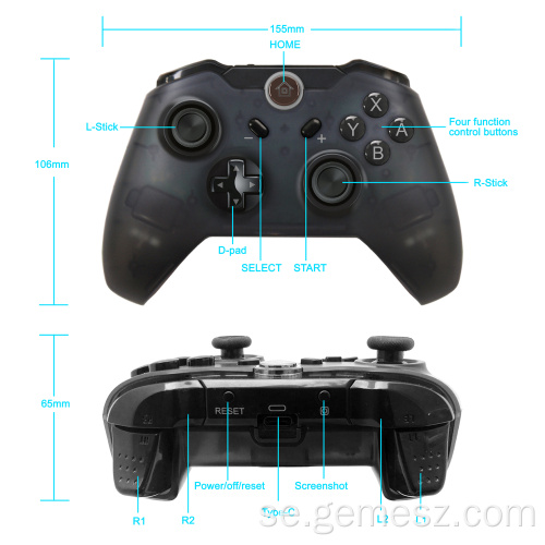 SWH PRO Controller Trådlös för Switch Console